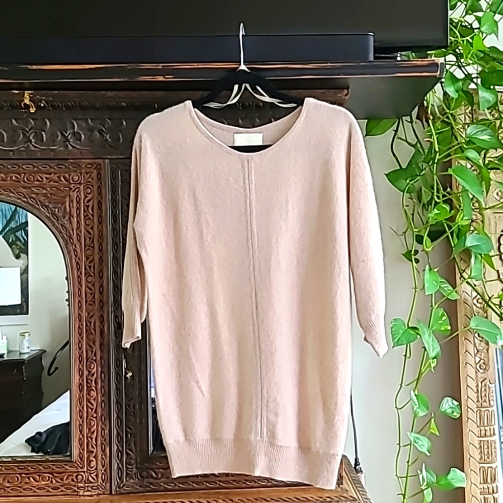 Pink 100% Cashmere Sweater XS Cynthia Rowley